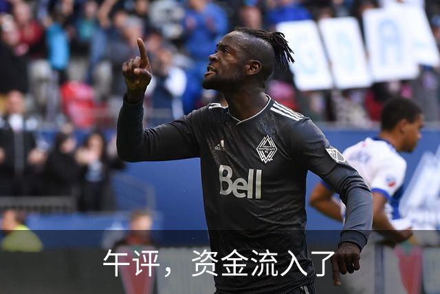 午评，资金流入了